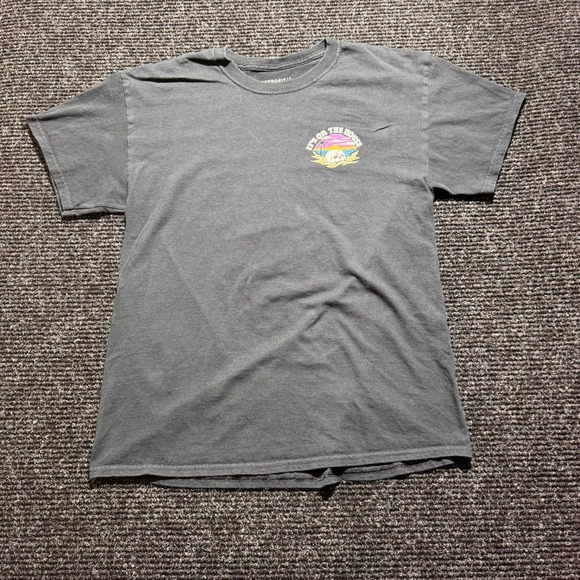 Retrofit Brand Mfg. Other - Retrofit Brand Mens Graphic T-Shirt Large Black Its On The House Skull Beach Tee
